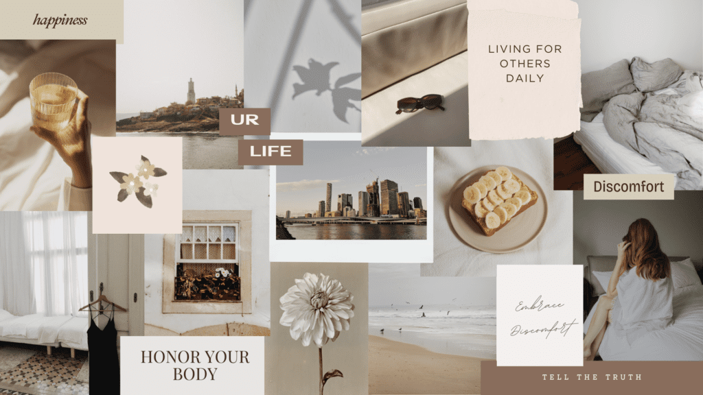 vision board of you can be happy id